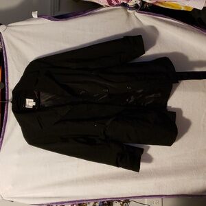 Croft & Barrow Black Trench Coat